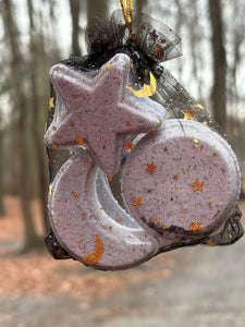 *NEW* Limited Edition Celestial Moon and Stars Shower Steamers: Lavender Patchouli