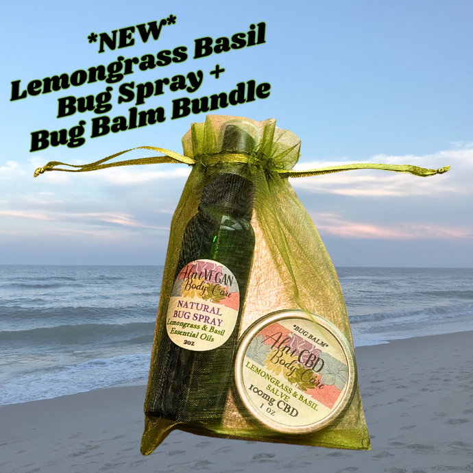 NEW! Lemongrass & Basil Bug Balm & Bug Spray Product Bundle!