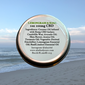 Lemongrass & Basil Bug Balm! CBD Pain Salve and Natural Bug Repellent