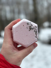 Lavender Eucalyptus Bath Bombs colored with Dragon Fruit: Kid-Safe, Dye-Free Bath Bombs!